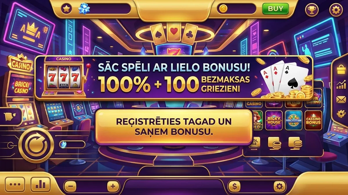 Reģistrācija ar bonusu